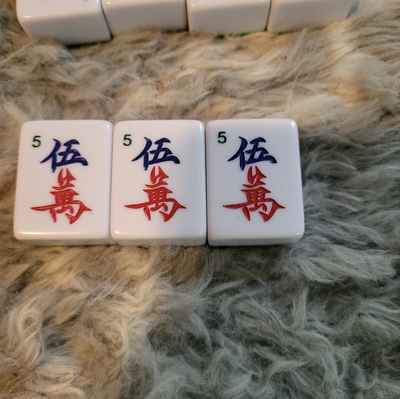 Mahjong tiles set of 112 with Tote "Do you mahjong?" - Picture 7 of 16